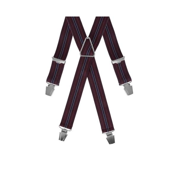 Breteller - GASPARD - Parallell Bordeaux - Justerbar storlek upp till 130 cm - Hantverkstillverkning - Unisex