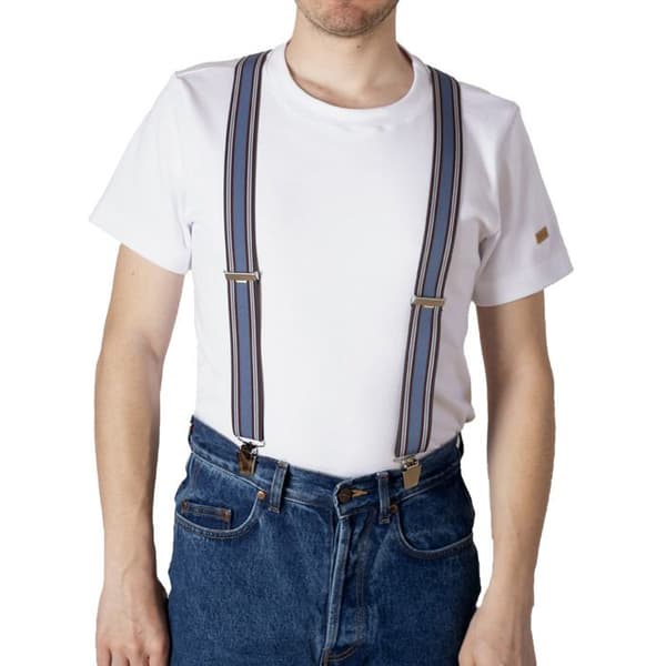 Breteller - GASPARD - Parallell Röd himmel - Justerbar storlek upp till 130 cm - Hantverksmässig tillverkning - Unisex