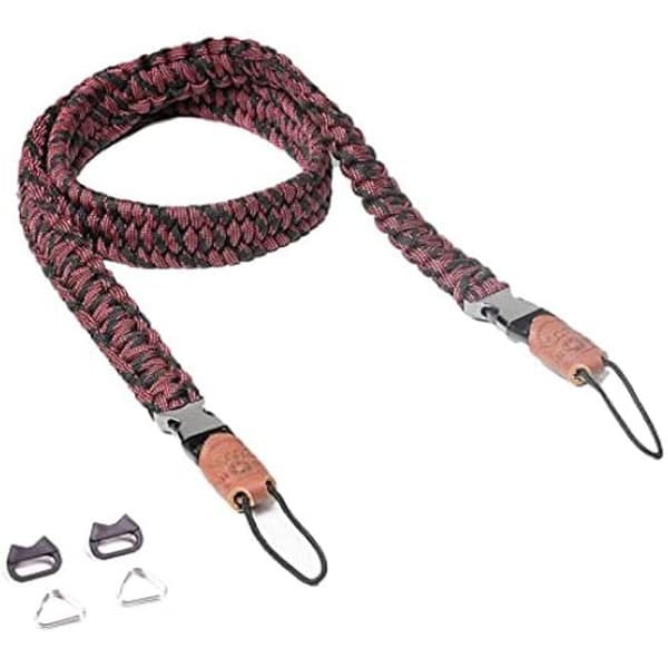 Remslag - C-Rope - Resenären - Handflätad - Paracord - Spänne clips