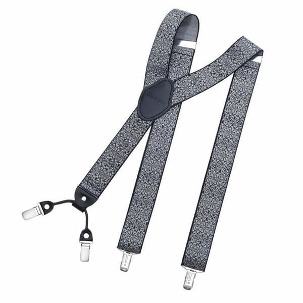 Masada hängslen - MA-HT040 - hängslen för män Heavy Duty Clips 3,5 cm breda upp till 195 cm höjd