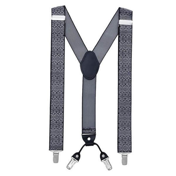 Masada hängslen - MA-HT040 - hängslen för män Heavy Duty Clips 3,5 cm breda upp till 195 cm höjd