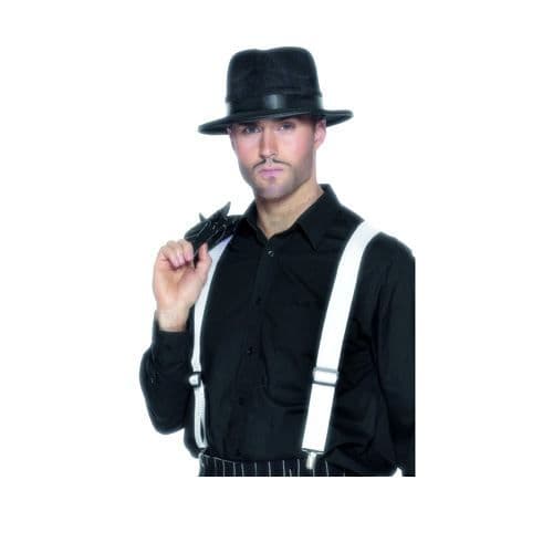 White Suspenders - SMIFFY'S - Kostymtillbehör för fester, karnevaler och shower