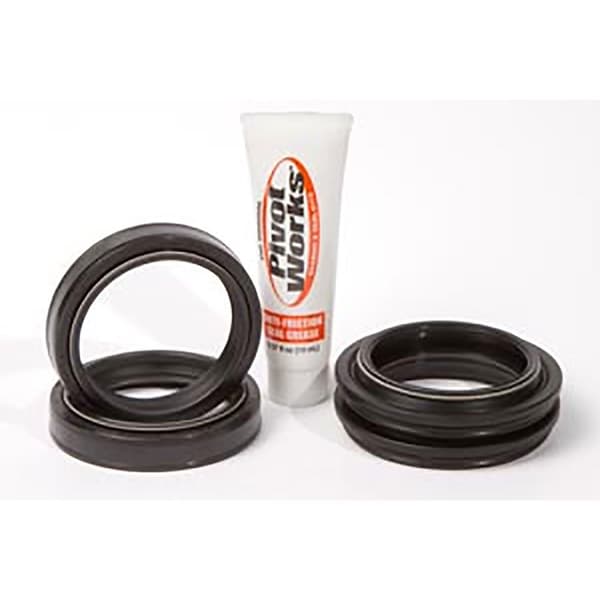 Pivot Works Gaffeltætningssæt Honda Cr 125-250-500/kaw.kx 125-250-500/yam.yz-yzf-wrf Transparent