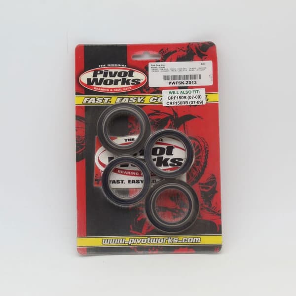 Pivot Works Gaffeltætningssæt Honda Cr 80 96-02/85 03-07/suz. Rm 85 02-12 Rød