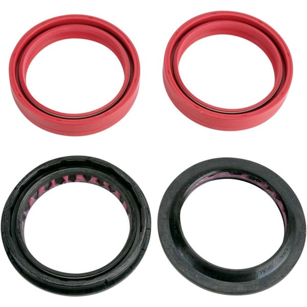 Moose Hard-parts Gaffel- Och Dammtätningssats 45x58.35x11 Mm Tm En 125/250 96-04 Röd,Svart