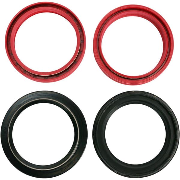 Moose Hard-parts Gaffel- Og Støvtætningssæt 50x63x11 Mm Ktm Sx 250 97 Rød,Sort