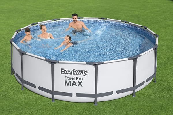 Bestway Steel Pro Max 549x122 cm harmaa - täydellinen sarja