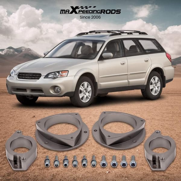 Subaru Legacy & Outback Lyftkit, 2" Höjning, Högpresterande Distansringar, Komplett Installationsutrustning