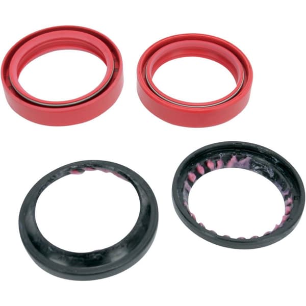 Moose Hard-parts Yamaha Yz125 81-83 38x50x10.5mm Gaffel Dammskyddssats Röd,Svart