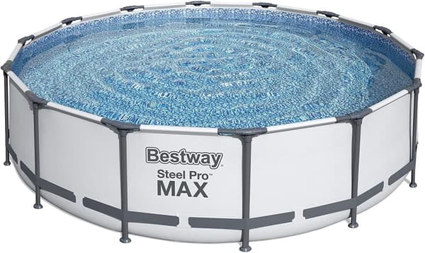 Bestway Steel Pro Max 549x122 cm Familie Pool Sæt med Pumpe, Stige & Dække