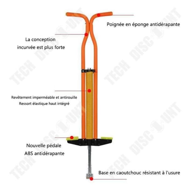 TD® Barn Pole Jumper Jumper Barn Student Elastisk Spring High Jump Toy