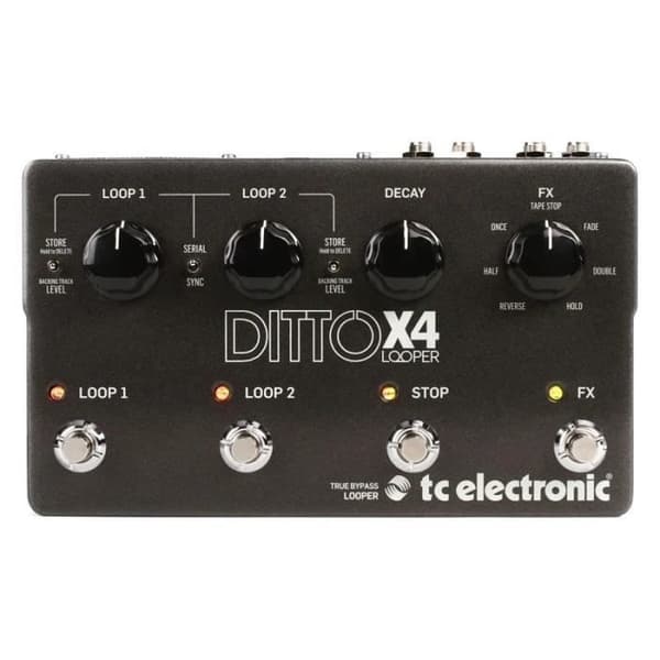TC ELECTRONIC DITTO X4 LOOPER SINGEL OCH I GITARRLOOPER PEDAL