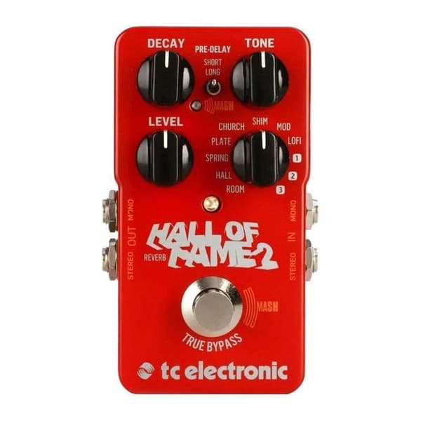 Tc elektronisk effektpedal - 34000133 - Hall of Fame 2 Reverb - Gitarreneffekt ()