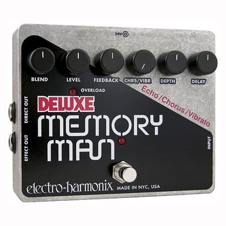 Effekt &amp; pedal - ELECTRO HARMONIX - DELUXE MEMORY - Analog fördröjning/Chorus/Vibrato