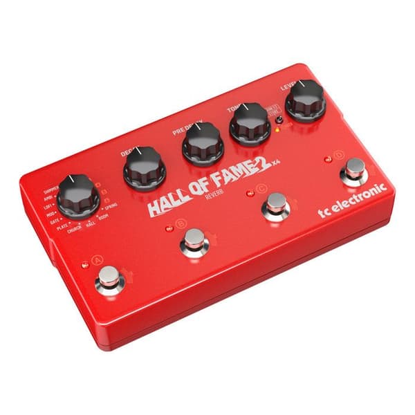 TC Electronic HALL OF FAME 2 X4 Reverb Effekt för Elgitarr