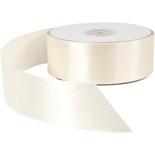 Sidenband 38 mm - Cream - 50 meter