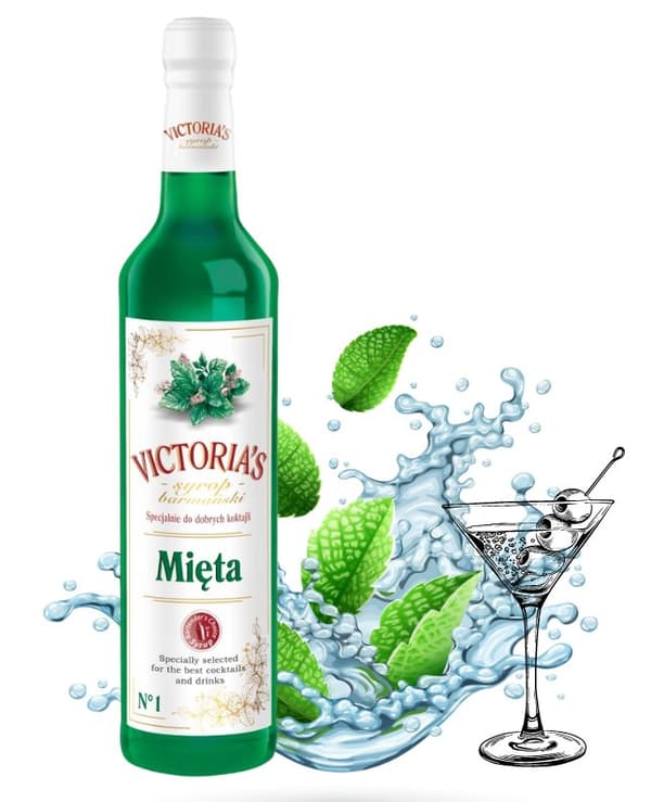 Baarimikkosiirappi Mint Victoria's konsentraatti minttujuomille 490ml