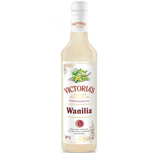 Victoria's vanilja baarimikkosiirappi 490 ml victoria juomille vanilja