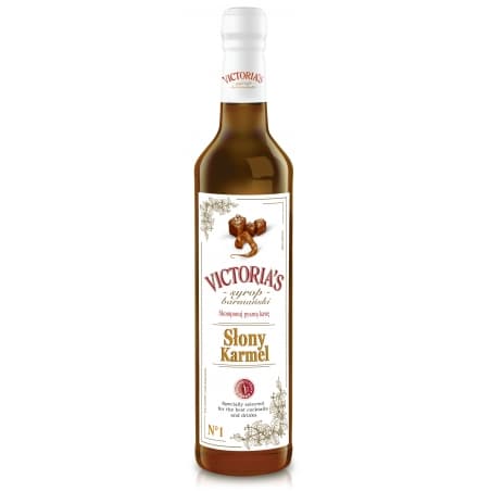 Barmanski sirup koncentrat til drinks Saltet karamel 490 ml Victoria 's Cymes