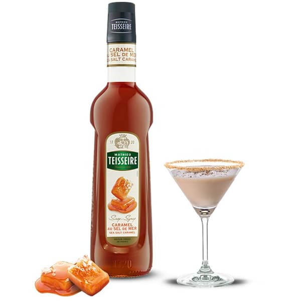 Barman's siirappi suolattu karamelli kahville, juomille, jälkiruokille, tiiviste TEISSEIRE