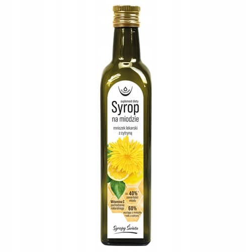 Oleofarm Honungssirap Maskros med citron för IMMUNITET 250 ml