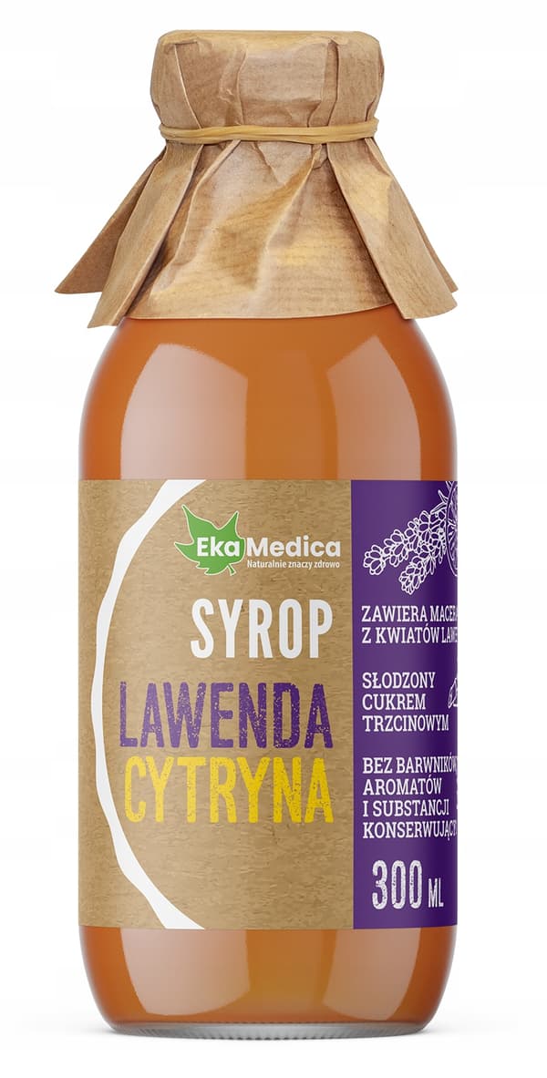LAVENDEL CITRONSIRAP immunitet Ekamedica 300 ml