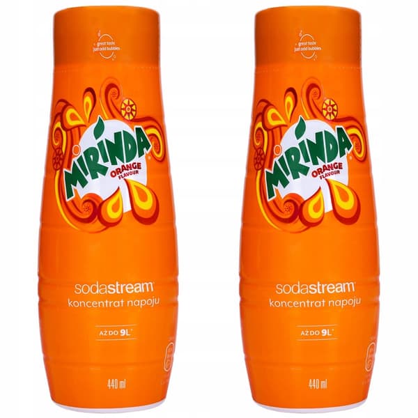 SODASTREAM koncentratsirup til MIRINDA-mætningsmiddel