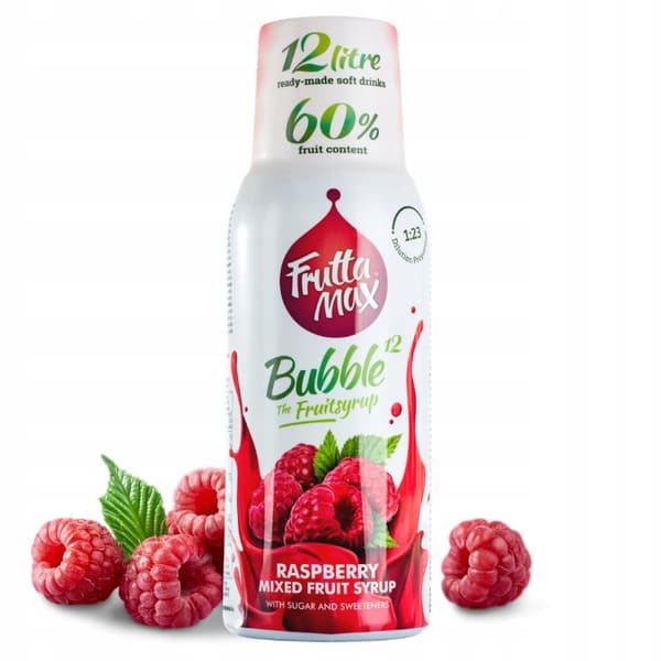 FRUTTAMAX Vadelmasiirappitiiviste 500 ml 12 litraan
