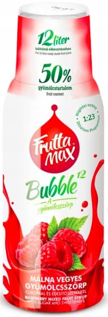 FRUTTAMAX Vadelmasiirappitiiviste 500 ml 12 litraan