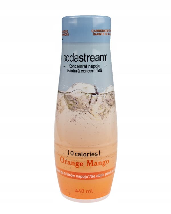 SODASTREAM Koncentratsirup til mættet appelsinmango ZERO 440 ml
