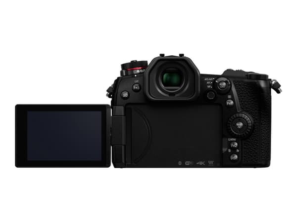 Panasonic Lumix DC-G9, 20,3 MP, 5184 x 3888 pikseliä, Live MOS, 4K Ultra HD, Kosketusnäyttö, Musta