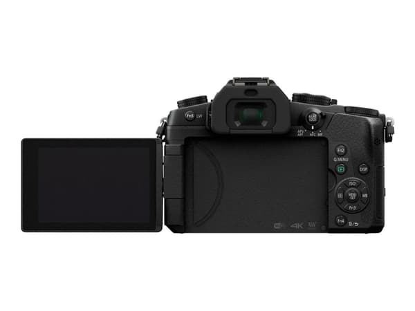 Panasonic Lumix G DMC-G80M - Digitaalikamera - peilitön - 16,0 MP - Four Thirds - 4K / 30 fps - 5x optinen zoom 12 - 60 mm objektiivi - Wi-Fi - musta