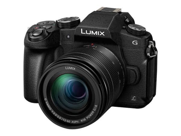 Panasonic Lumix G DMC-G80M - Digitalkamera - speilløst - 16.0 MP - Four Thirds - 4K / 30 fps - 5optisk x-zoom 12 - 60 mm-linse - Wi-Fi - svart Sort