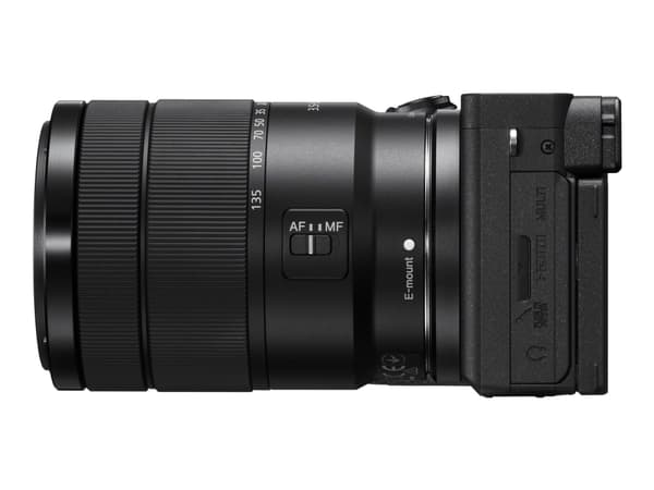 Sony a6600 ILCE-6600M - Digitalkamera - spegellöst - 24.2 MP - APS-C - 4 K / 30 fps - 7.5x optisk zoom E 18-135mm OSS lins - Wi-Fi, NFC, Bluetooth -