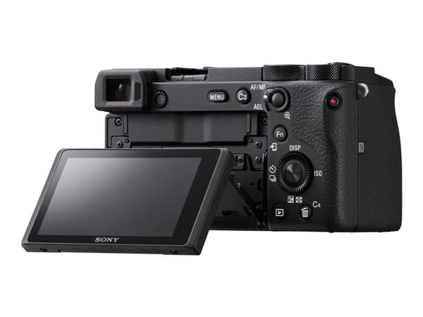 Sony a6600 ILCE-6600M - Digitalkamera - spegellöst - 24.2 MP - APS-C - 4 K / 30 fps - 7.5x optisk zoom E 18-135mm OSS lins - Wi-Fi, NFC, Bluetooth -
