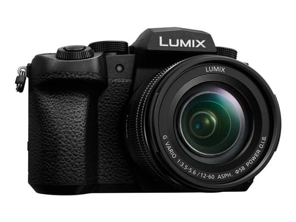 Panasonic Lumix G DC-G90M - Digitalkamera - speilløst - 20.3 MP - Four Thirds - 4K / 30 fps - 5optisk x-zoom 12 - 60 mm-linse - Wi-Fi, Bluetooth - sv