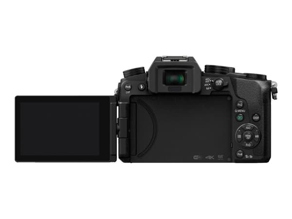 Panasonic Lumix G DMC-G70M - Digitalkamera - spegellöst - 16.0 MP - Fyra tredjedelar - 4 K - 5x optisk zoom 12 - 60 mm lins - Wi-Fi - svart