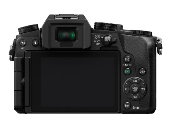 Panasonic Lumix G DMC-G70M - Digitalkamera - spegellöst - 16.0 MP - Fyra tredjedelar - 4 K - 5x optisk zoom 12 - 60 mm lins - Wi-Fi - svart