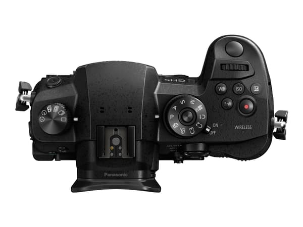 Panasonic Lumix G DC-GH5 - Digitalkamera - spegellöst - 20.3 MP - Fyra tredjedelar - 4 K / 60 fps - endast stomme - Wi-Fi, Bluetooth - svart