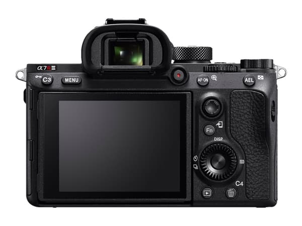 Sony a7R III ILCE-7RM3 - Digitaalikamera - peilitön - 42,4 MP - Full Frame - 4K / 30 fps - vain runko - Wi-Fi, NFC, Bluetooth - musta - musta