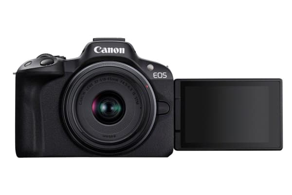 Canon EOS R50 - Digitalkamera - spegellöst - 24.2 MP - Fullständig ram - 4 K / 30 fps - 2.5x optisk zoom RF-S 18-45 mm F4,5-6,3 IS STM objektiv - Wi-