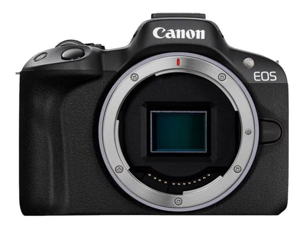 Canon EOS R50 - Digitalkamera - speilløst - 24.2 MP - APS-C - 4K / 30 fps - kun hus - Wi-Fi, Bluetooth - svart Sort