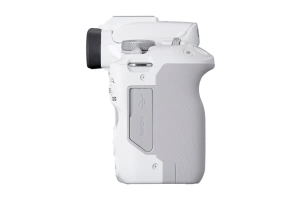Canon EOS R50, White + RF-S 18-45mm F4.5-6.3 IS STM Kit, 24,2 MP, 6000 x 4000 pikseliä, CMOS, 4K Ultra HD, Kosketusnäyttö, Valkoinen