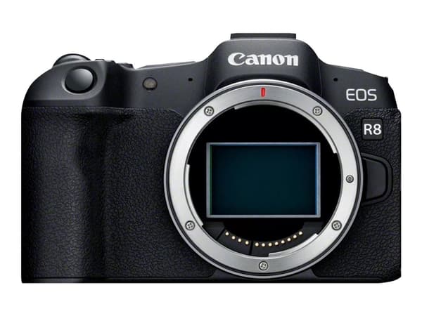 Canon EOS R8 - Digitalkamera - speilløst - 24.2 MP - Full Frame - 4K / 60 fps - kun hus - Wi-Fi, Bluetooth - svart Sort