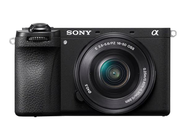 Sony a6700 ILCE-6700L - Digitalkamera - spejlløst - 26 MP - APS-C - 4K / 119.88 fps - 3x optisk zoom E 16-50 mm OSS-objektiv - Wi-Fi, Bluetooth Sort