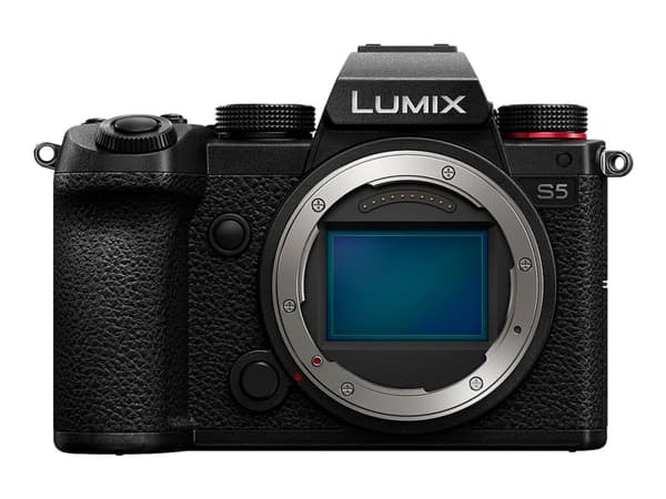 Panasonic Lumix DC-S5 - Digitalkamera - spegellöst - 24.2 MP - Fullständig ram - 4 K / 60 fps - endast stomme - Wi-Fi, Bluetooth - svart
