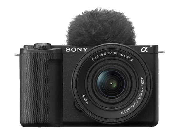 Sony a ZV-E10 II - Digitalkamera - speilløst - 26.0 MP - 4K / 60 fps - 3.1optisk x-zoom E PZ 16-50mm OSS ll-objektiv - Wi-Fi, Bluetooth - svart Sort
