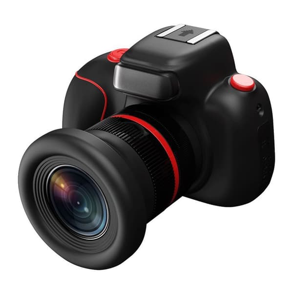 D6PRO 2,4" digitalt zoomkamera med dobbelt objektiv 4K videooptager + 32GB TF-kort