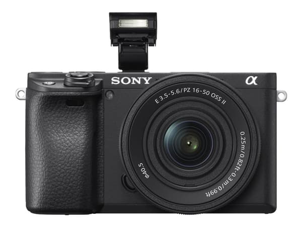 Sony a6400 ILCE-6400 - Digitalkamera - speilløst - 24.2 MP - APS-C - 4K / 30 fps 16-50 mm Power Zoom-linse - Wi-Fi, NFC, Bluetooth - svart Sony a6400 ILCE-6400 - Digitalkamera - speilløst - 24.2 MP - APS-C - 4K / 30 fps 16-50 mm Power Zoom-linse - Wi-Fi, NFC, Bluetooth - svart