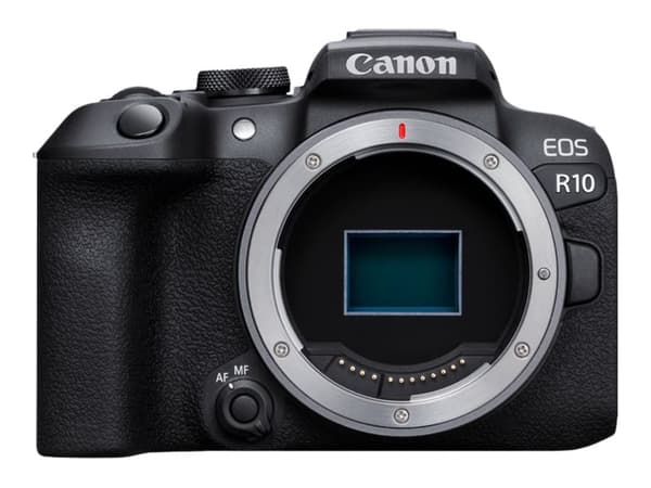 Canon EOS R10 - Digitalkamera - speilløst - 24.2 MP - APS-C - 4K / 60 fps - kun hus - Wi-Fi, Bluetooth - svart